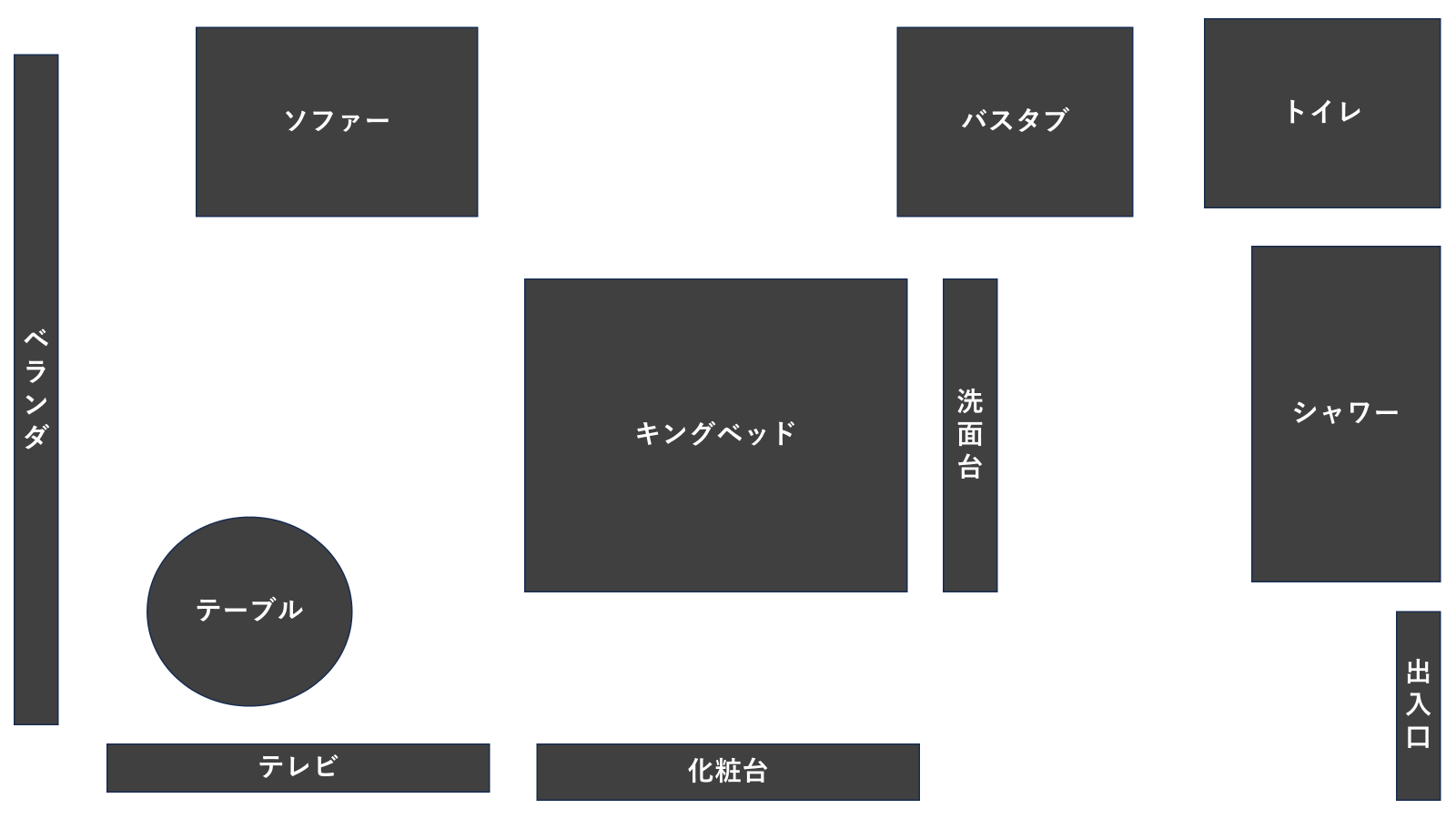 シカレメキシコの間取り図