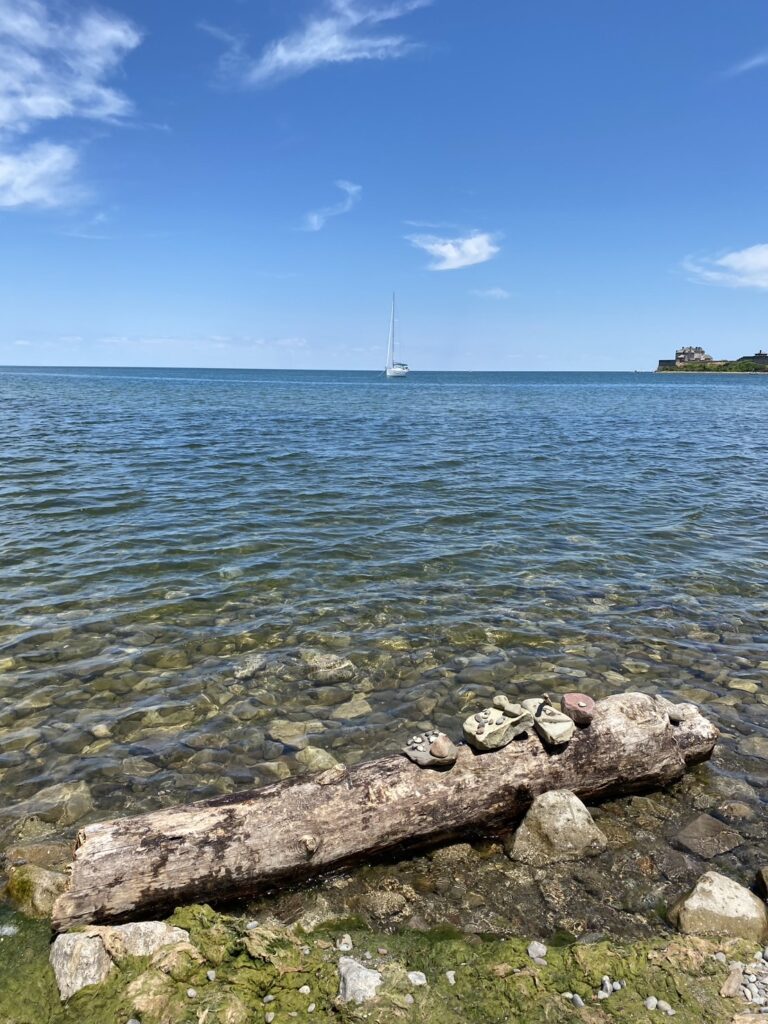 カナダのオンタリオ湖を撮影した写真